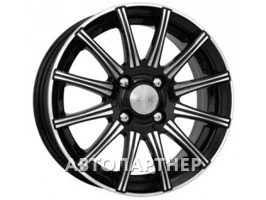 K&K Сиеста 5x13 4x98 ET29 58.5 Алмаз черный (КС477)